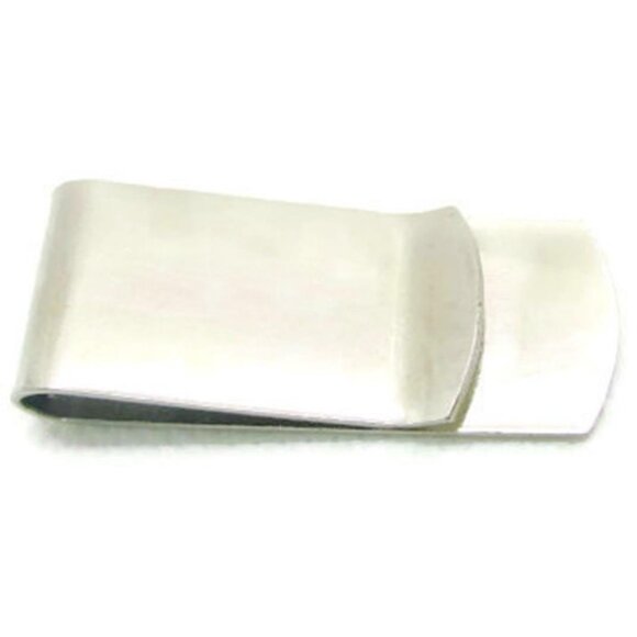 Money Clip Stainless Steel Silver Tone Wallet Credit Card ID Cash Holder Men - Picture 3 of 9